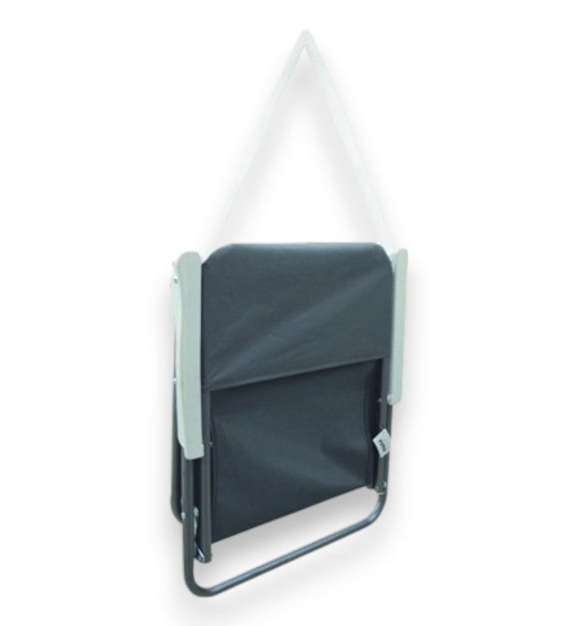 Fauteuil de plage en acier - cm.53x52x66h.