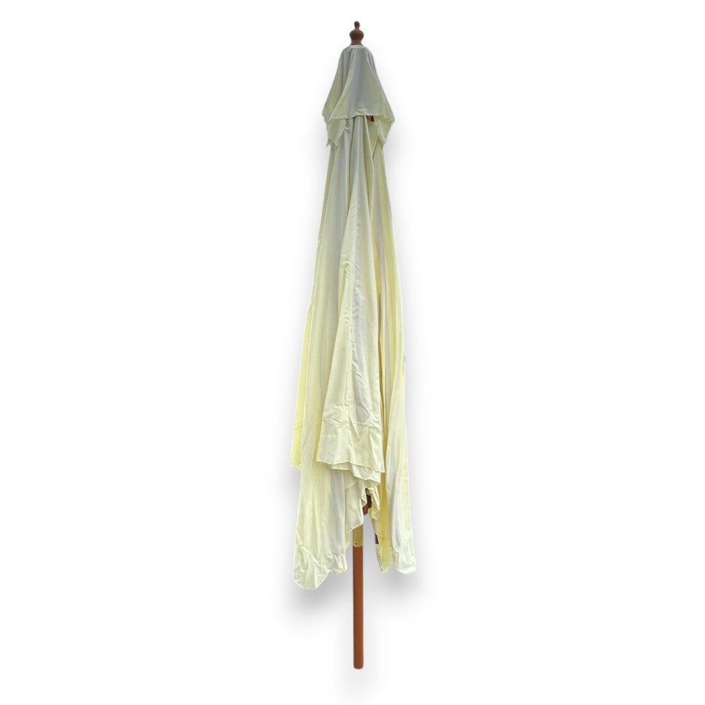 <transcy>Parasol en bois naturel 300x300 cm avec bord 50 mm</transcy>