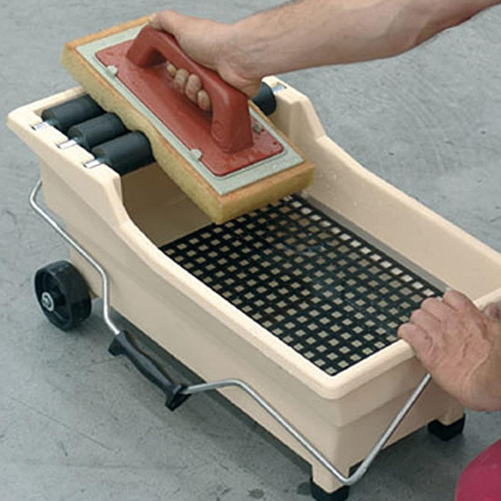 Lavage "Pulirapid" Lt.20 Kit Grille 3 Rouleaux Et 1 Truelle - cm.56x30x30h. - capacité 20 litres