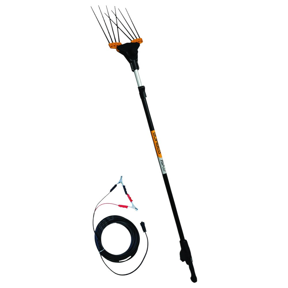 Bacchiatore elettrico 12V telescopico 210-300 cm con impugnatura ergonomica BOMBER 165
