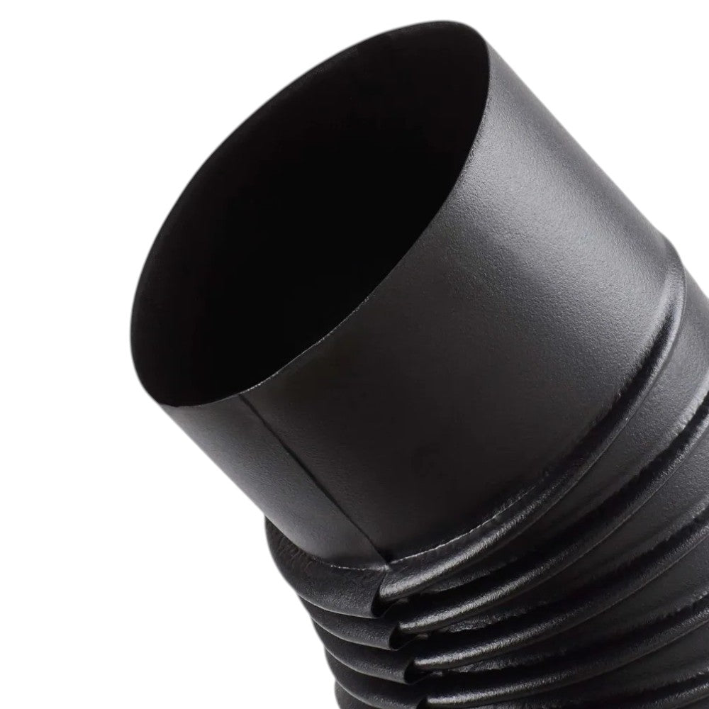 Coude émaillé 45° 'classique' ø 100 mm - col. noir