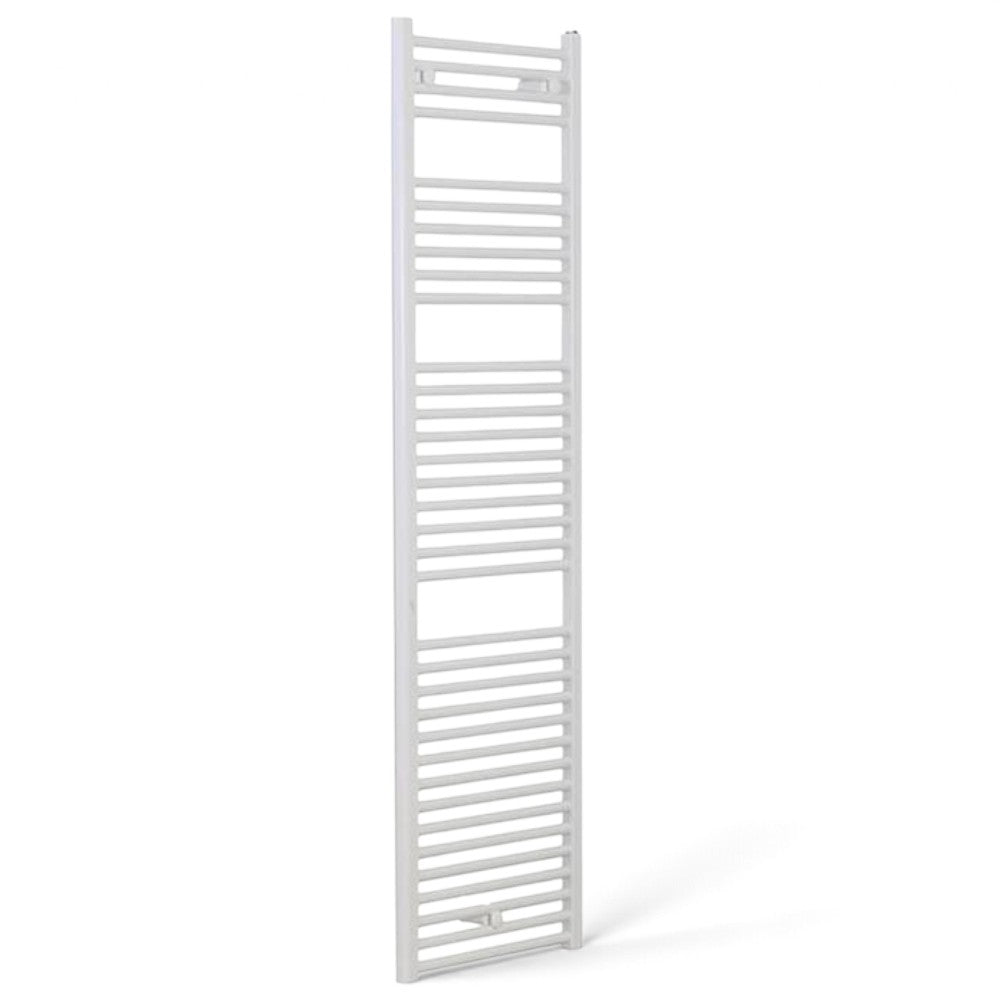 Termoarredo bianco diritto 170.3x55x50 cm con valvola sfiato e elementi di fissaggio
