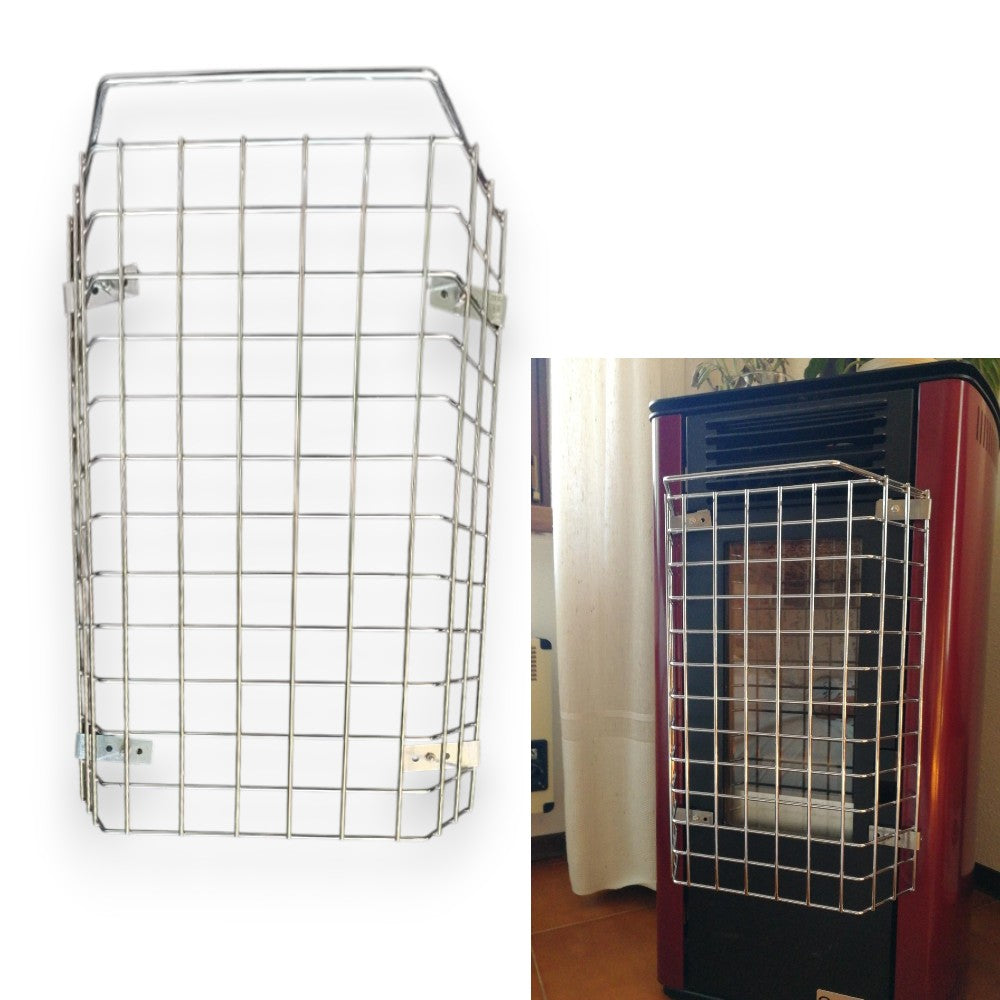 grille de protection contre les brûlures 'lux' réglable 49x14x34,5h cm