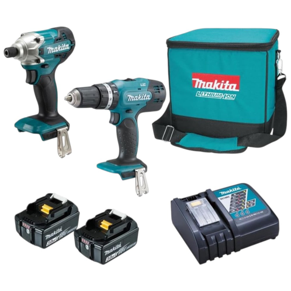 Kit 2 trapani avvitatori a batteria litio 18V