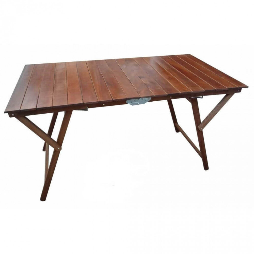 Table pliable 70x140 cm avec structure en bois Eventality