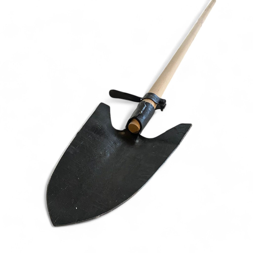 Bêche type Lucca avec manche en bois