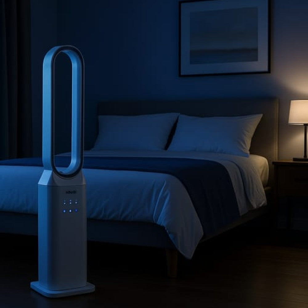 Ventilateur oscillant sans pales avec télécommande Niklas tour polaire