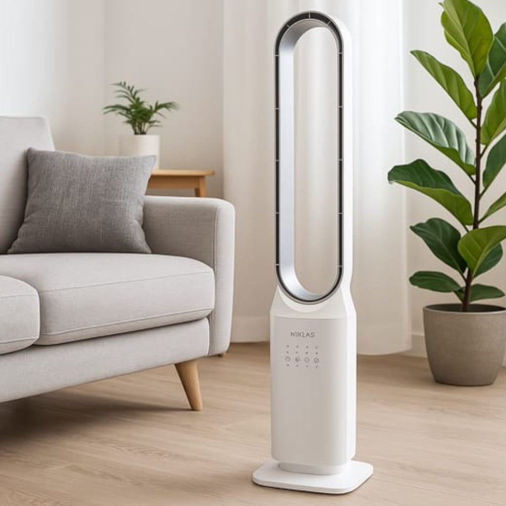 Ventilateur oscillant sans pales avec télécommande Niklas tour polaire