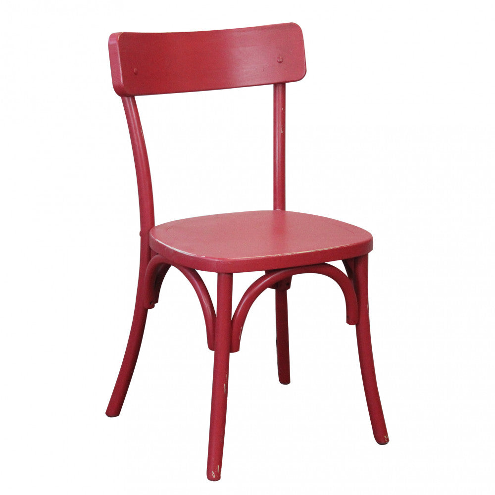 Sedia senza braccioli da interno in legno verniciato 45x42xH87 cm Polly