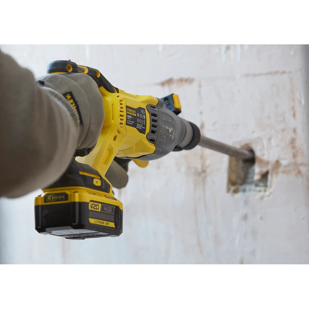 Trapano Tassellatore SDS plus V20 18V 4.0Ah STANLEY FATMAX FMCH900M22