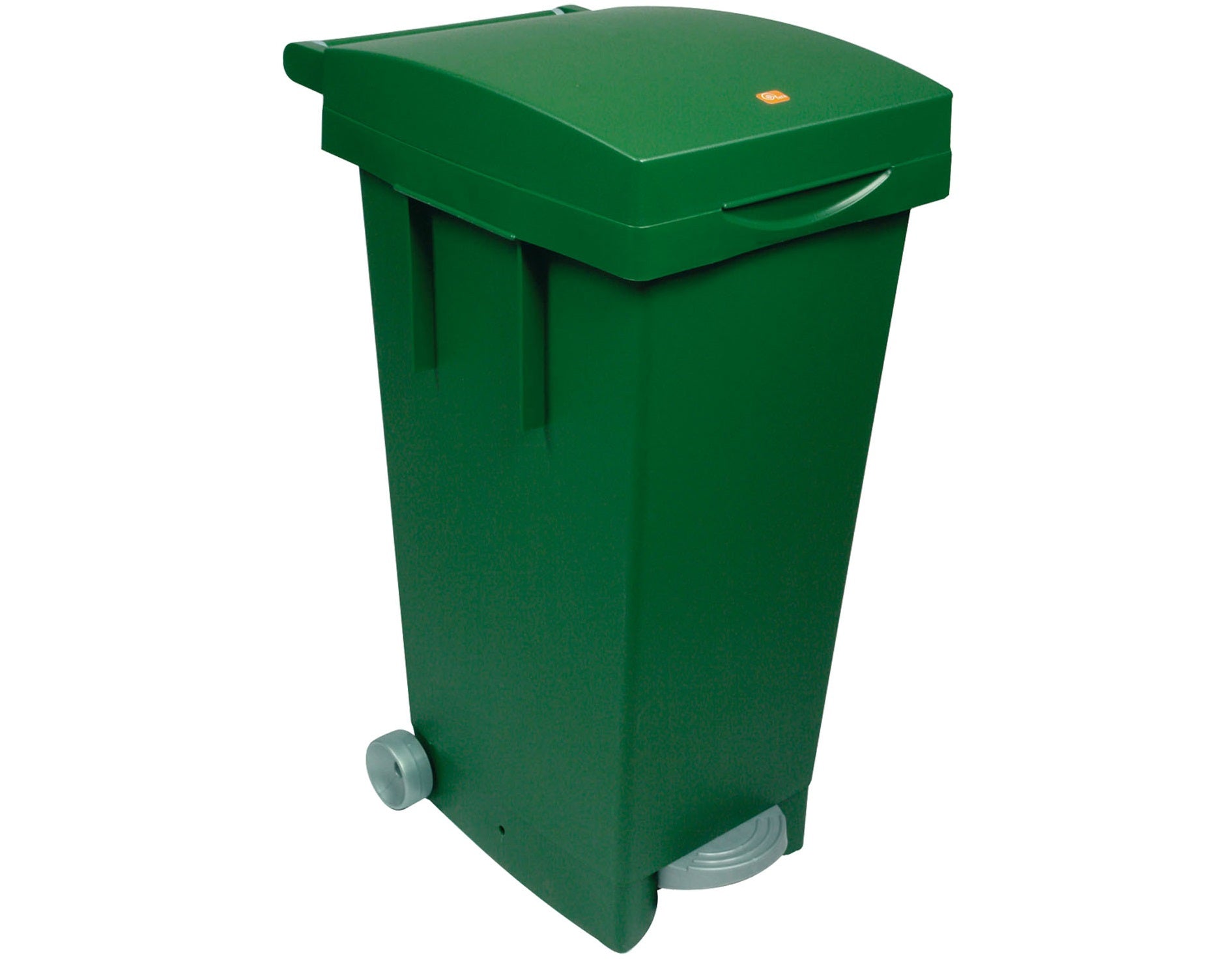 Bidone con ruote e pedale per raccolta differenziata 80Lt Blu ICS