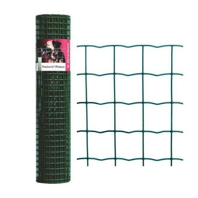 Rete elettrosaldata zincata e plastificata per recinzione animali con maglie 50,8x50,8 mm Rotolo 25 mt