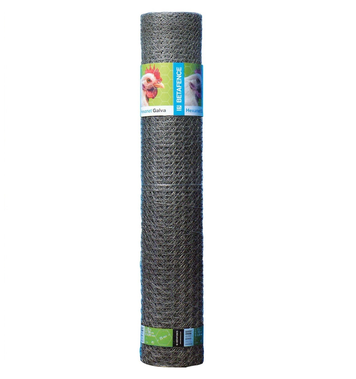 Rete per recinzioni animali filo a tripla torsione con tripla zincatura maglia esagonale 13 mm Rotolo 50 mt