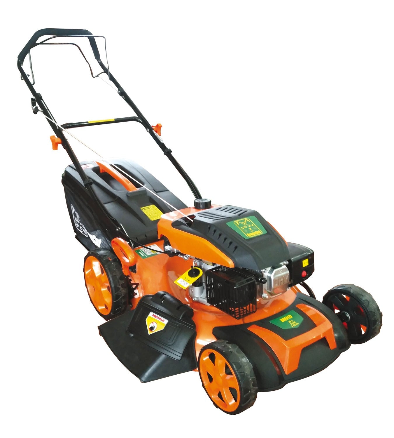 Tosaerba tagliaerba a scoppio 139cc taglio 51 cm altezza regolabile Green Cat Bruco 3in1 trazionato