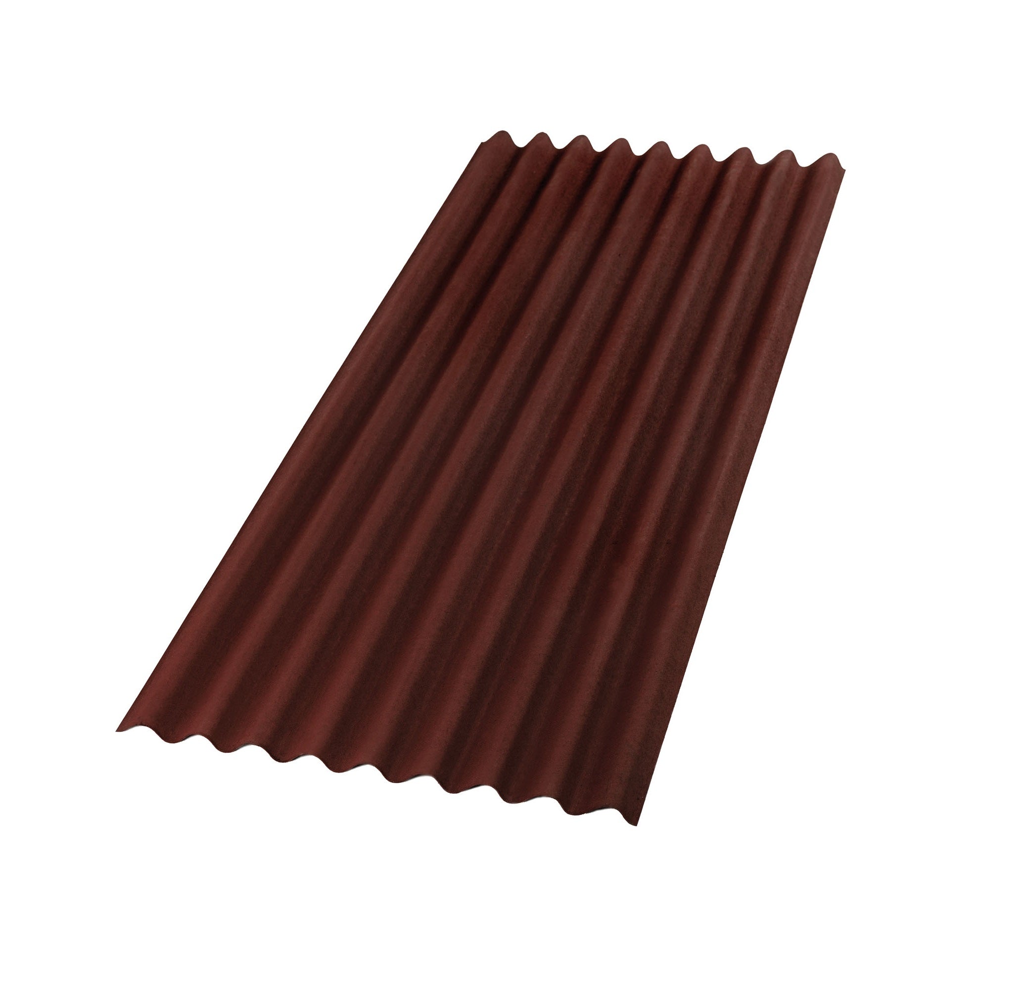 Lastre ondulate in fibra bitumata 200x85 cm per tettoie e coperture Base Onduline PPHR