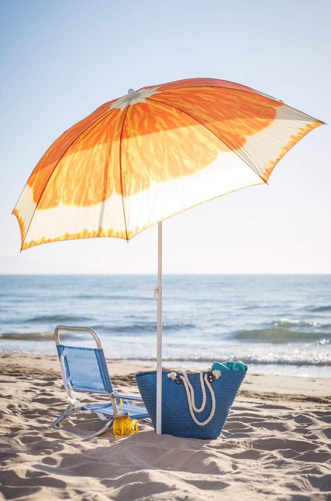 Ombrellone da spiaggia modello Frutta Arancia