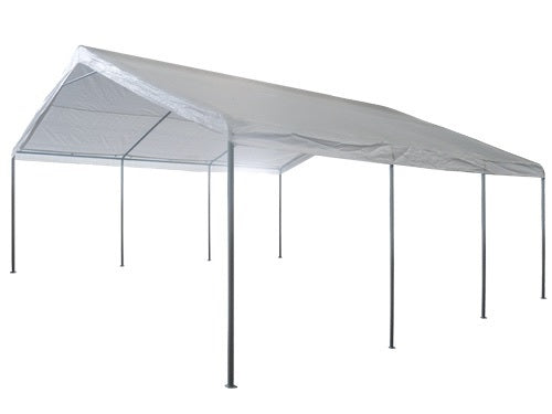 Gazebo tendone per auto in acciaio Car Park Twin