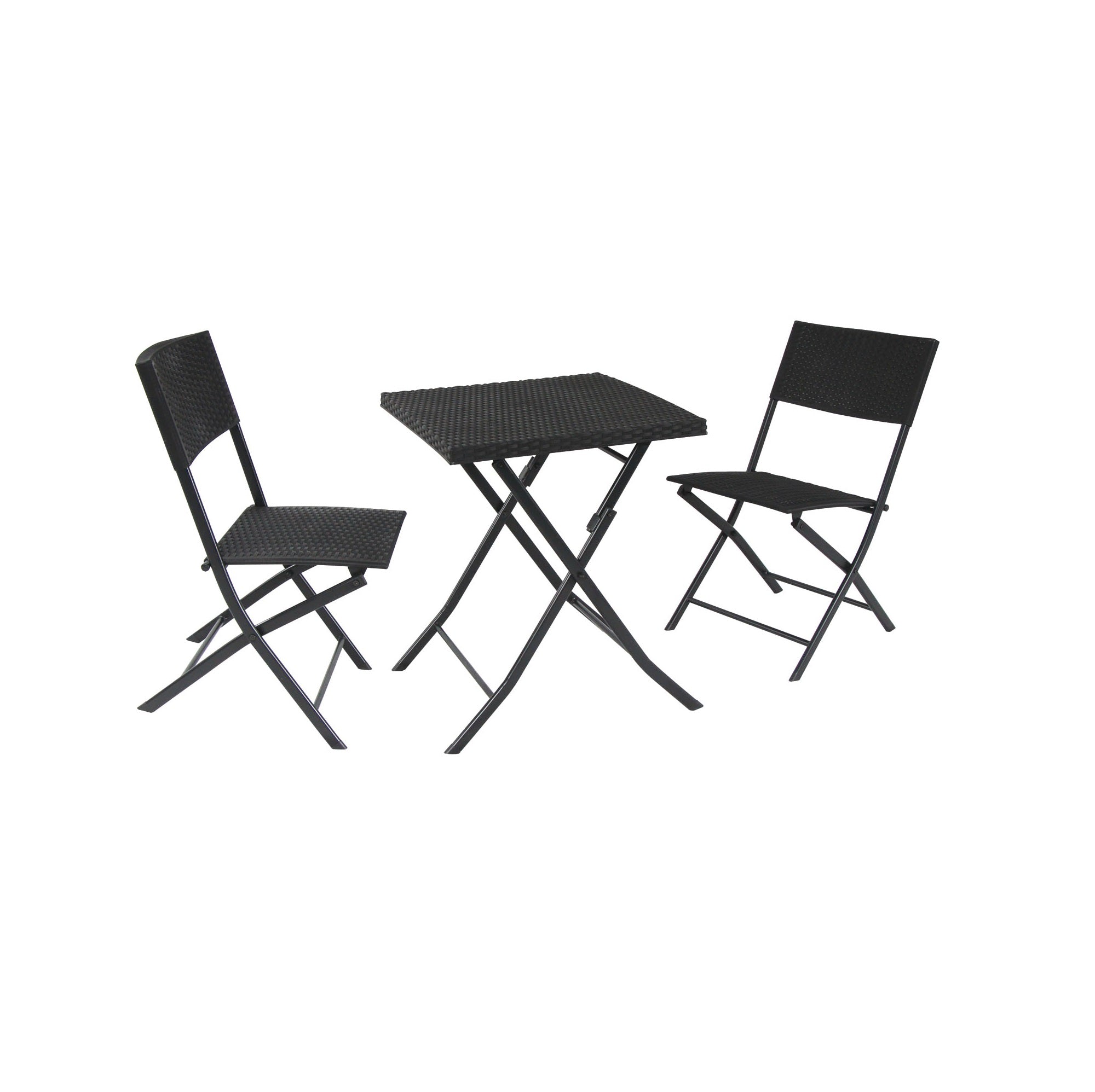 Set tavolo e sedie Balcony Polyrattan