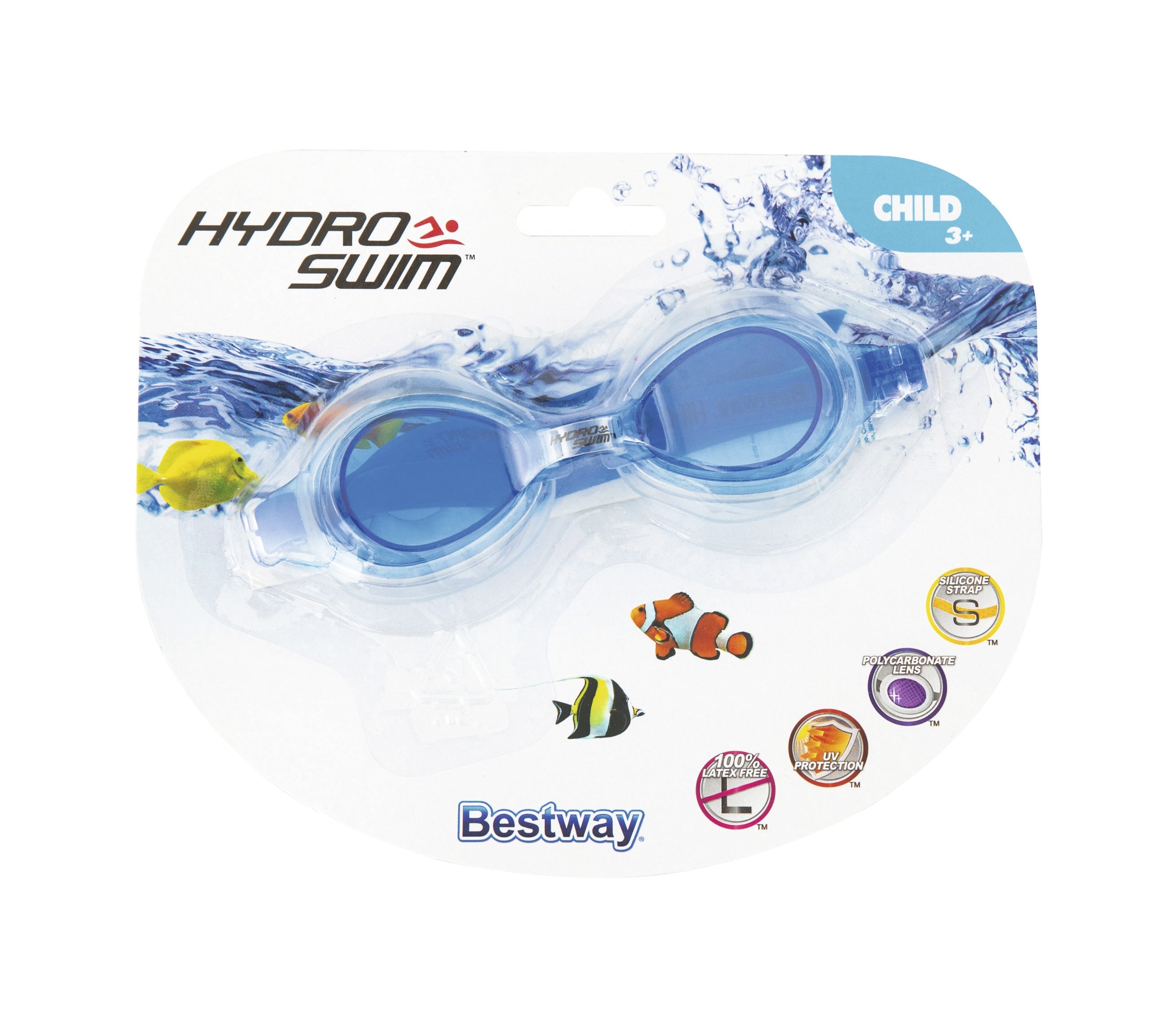 Occhialini piscina mare Hydro Swim Lightning Swimmer Bestway 21002