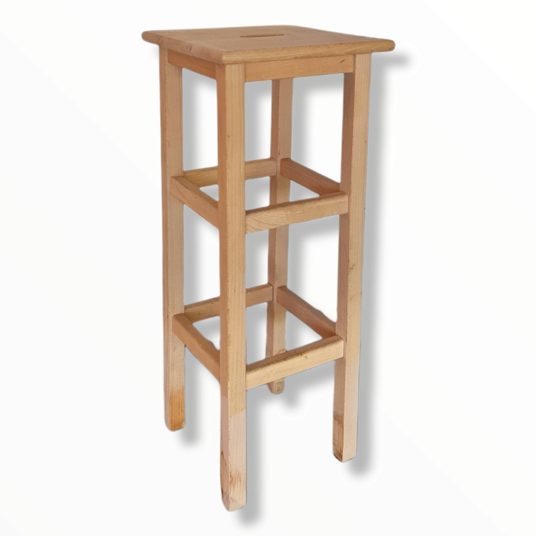 Sgabello seduta h 70 in legno massello Alberiamo