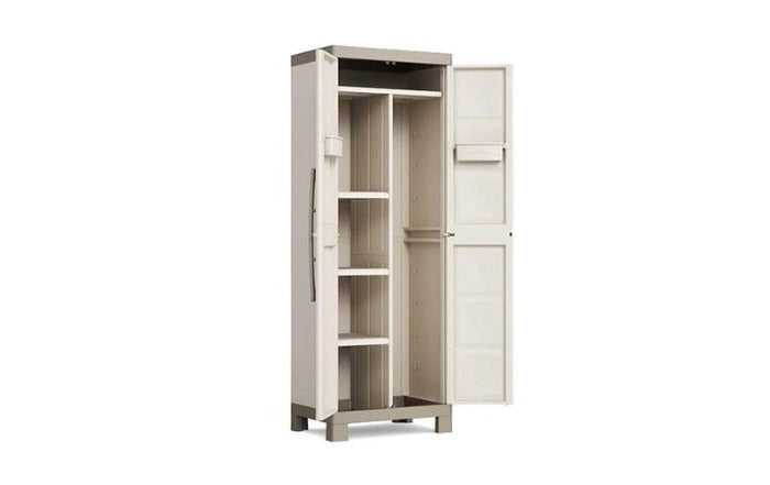 Armadio portascope Excellence lucchettabile con 4 ripiani Keter