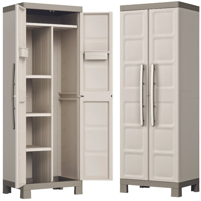 Armadio portascope Excellence lucchettabile con 4 ripiani Keter