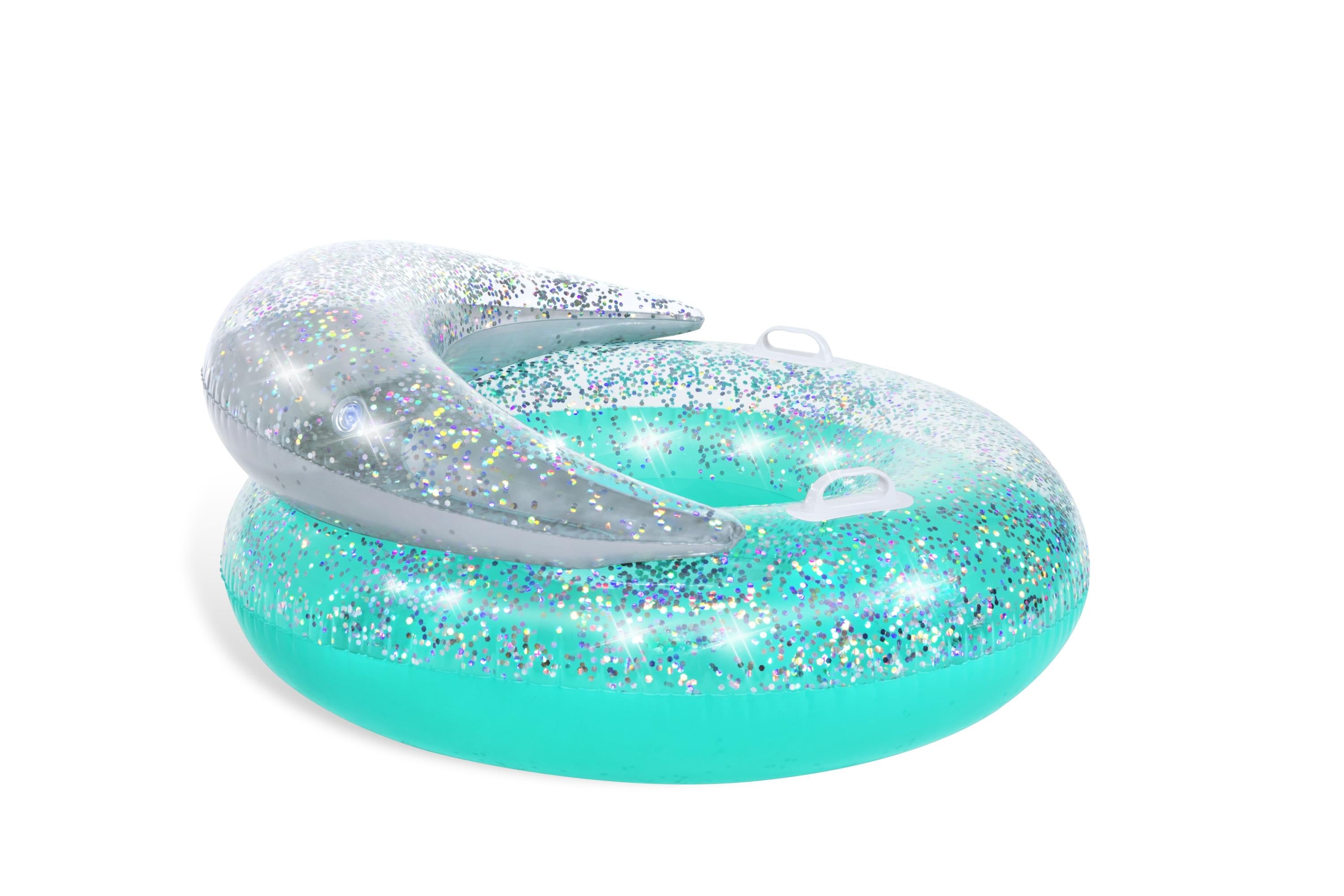 Poltrona ciambella gonfiabile galleggiante Glitter Dream BestWay 43509