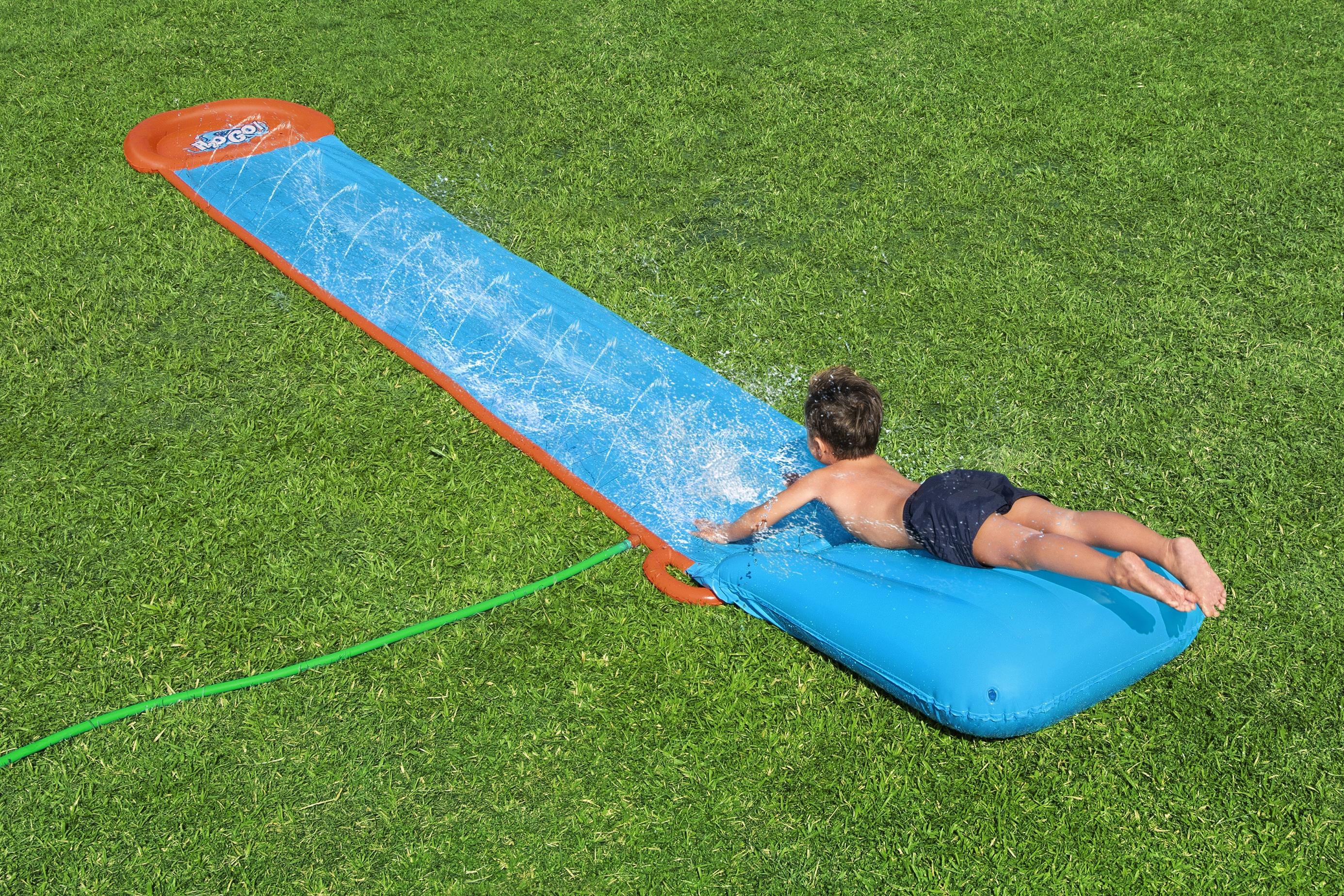 Scivolo singolo gonfiabile H2OGO Tsunami Splash Ramp 488 cm Bestway 52477