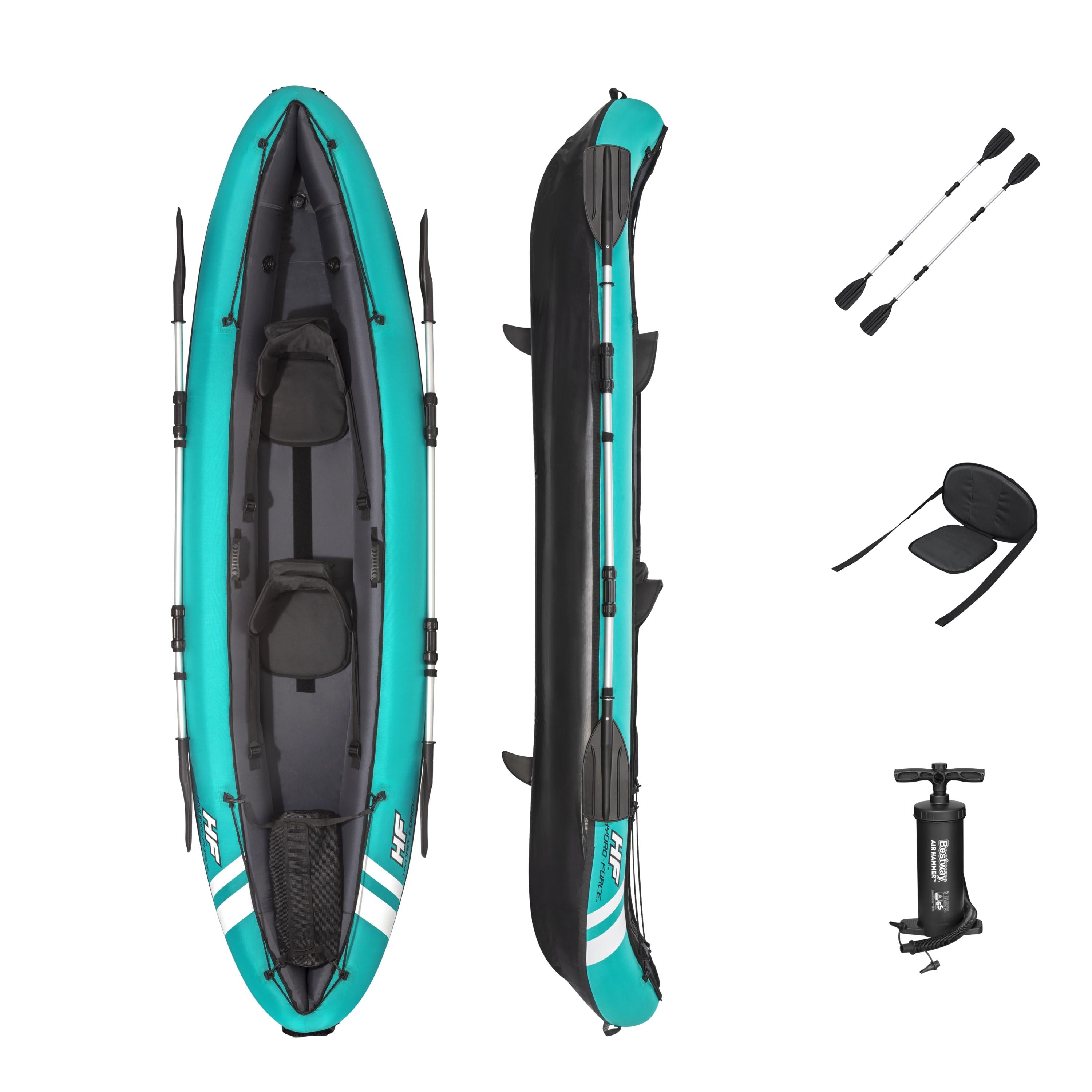 Kayak Gonfiabile 2 posti con pagaia e pompa Ventura BestWay 65052