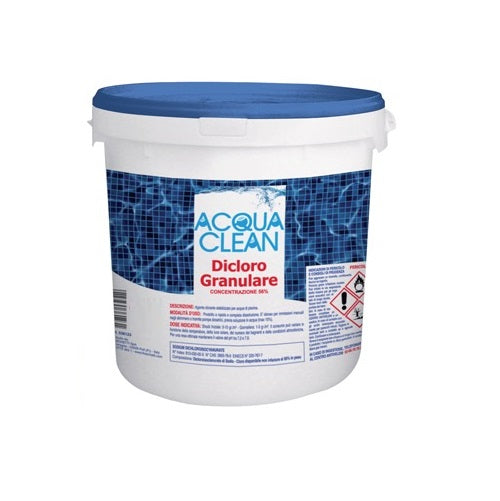 Dicloro granulare per trattamento piscine ACQUA CLEAN