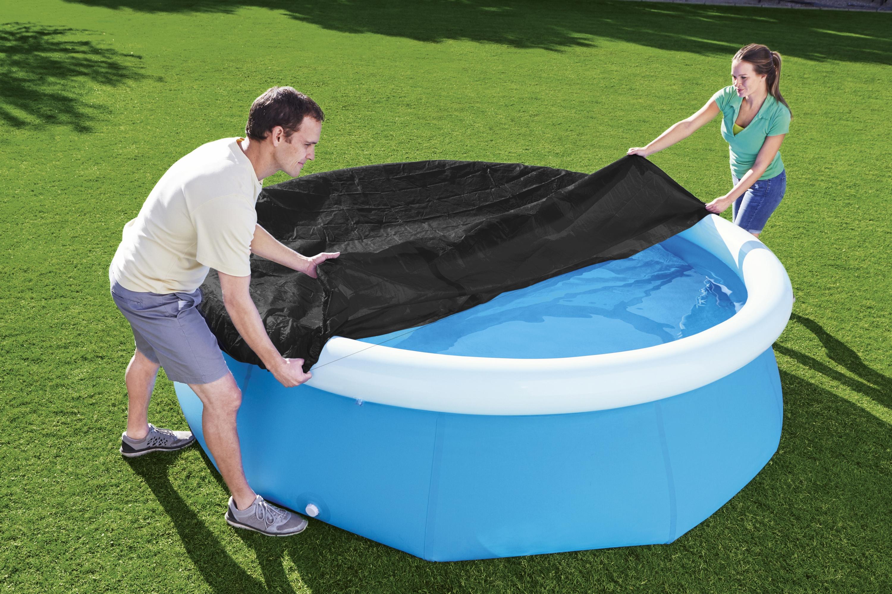 Telo copertura per piscina tonda diametro 244 cm con Struttura Bestway 58032