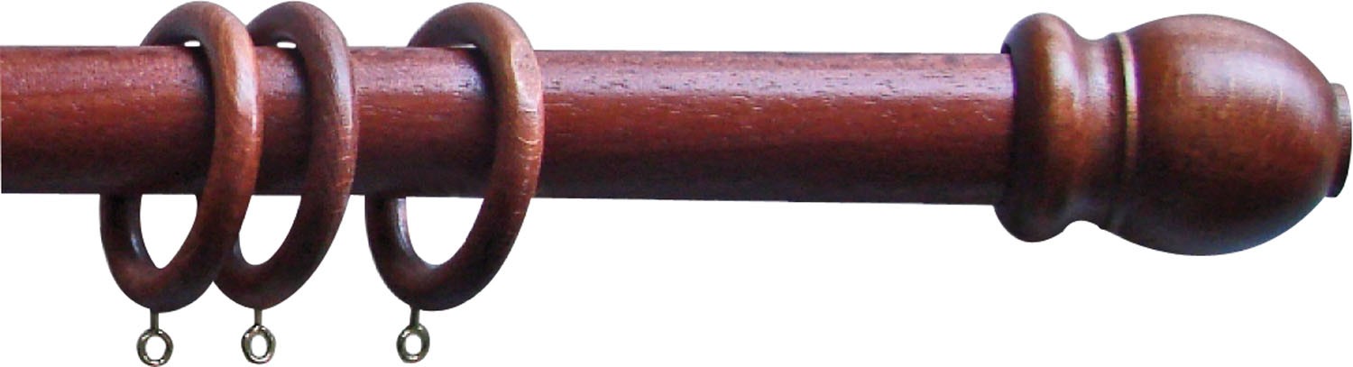 Scorritenda legno a strappo D23mm 200cm Ciliegio Emmegi