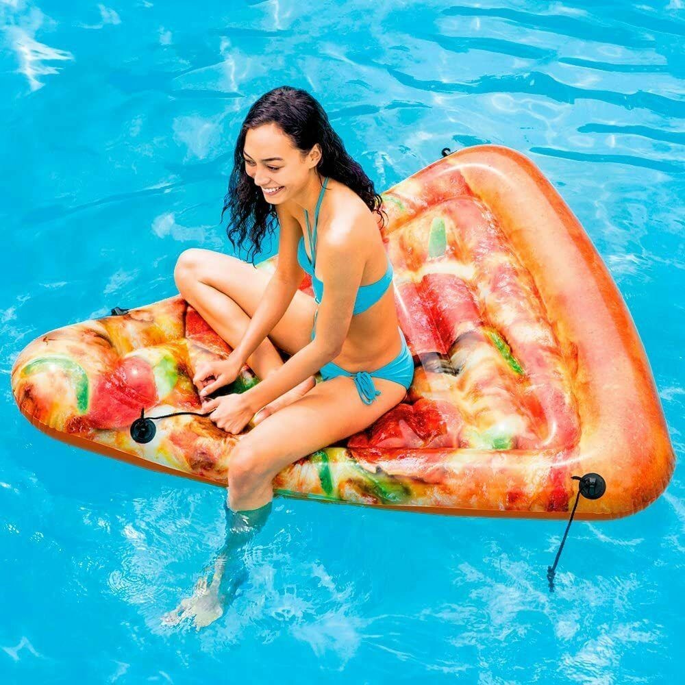 Spicchio Pizza Materassino Isola gonfiabile galleggiante Pizza INTEX 58752