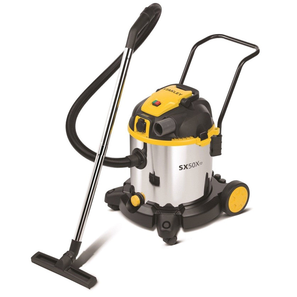 Bidone Aspira solidi e liquidi Acciaio Inox 50 lt 1600 W Stanley SXVC50XTDE