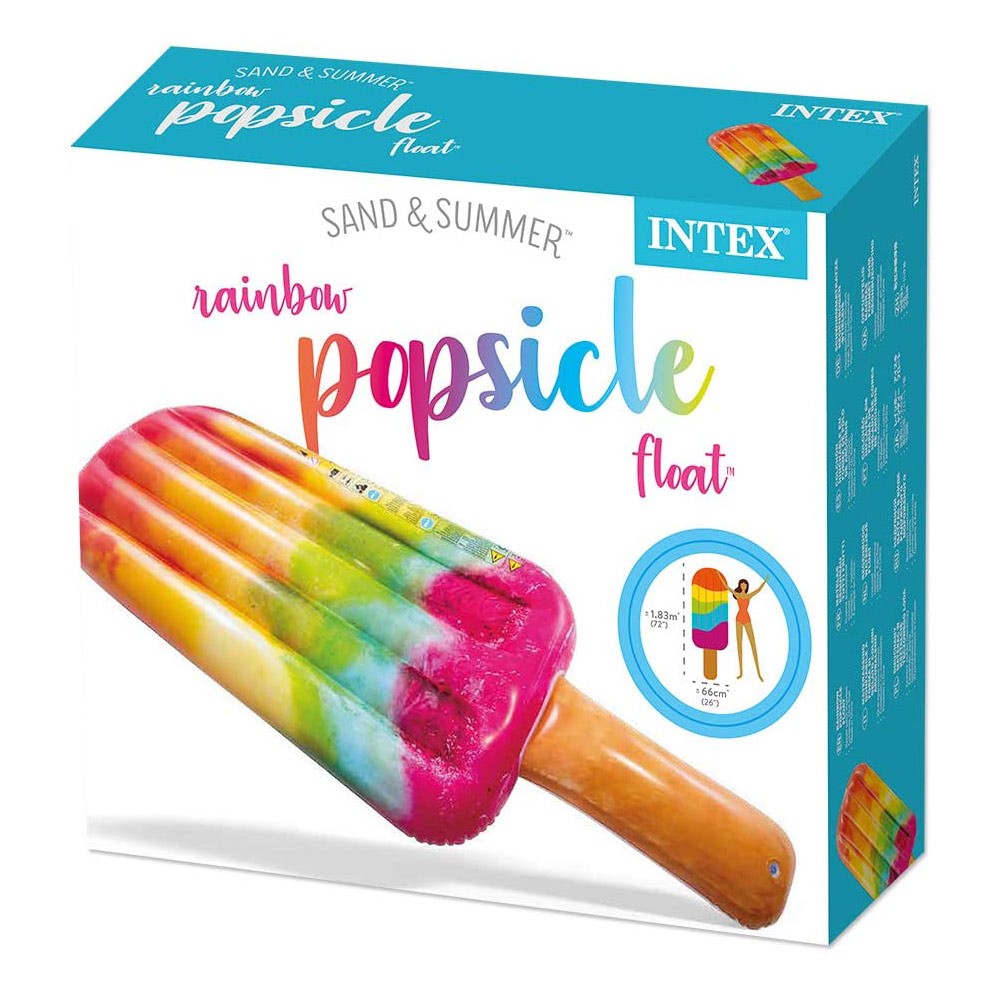 Materassino gonfiabile a ghiacciolo 191x76 cm - Intex Ghiacciolo 58766 NP