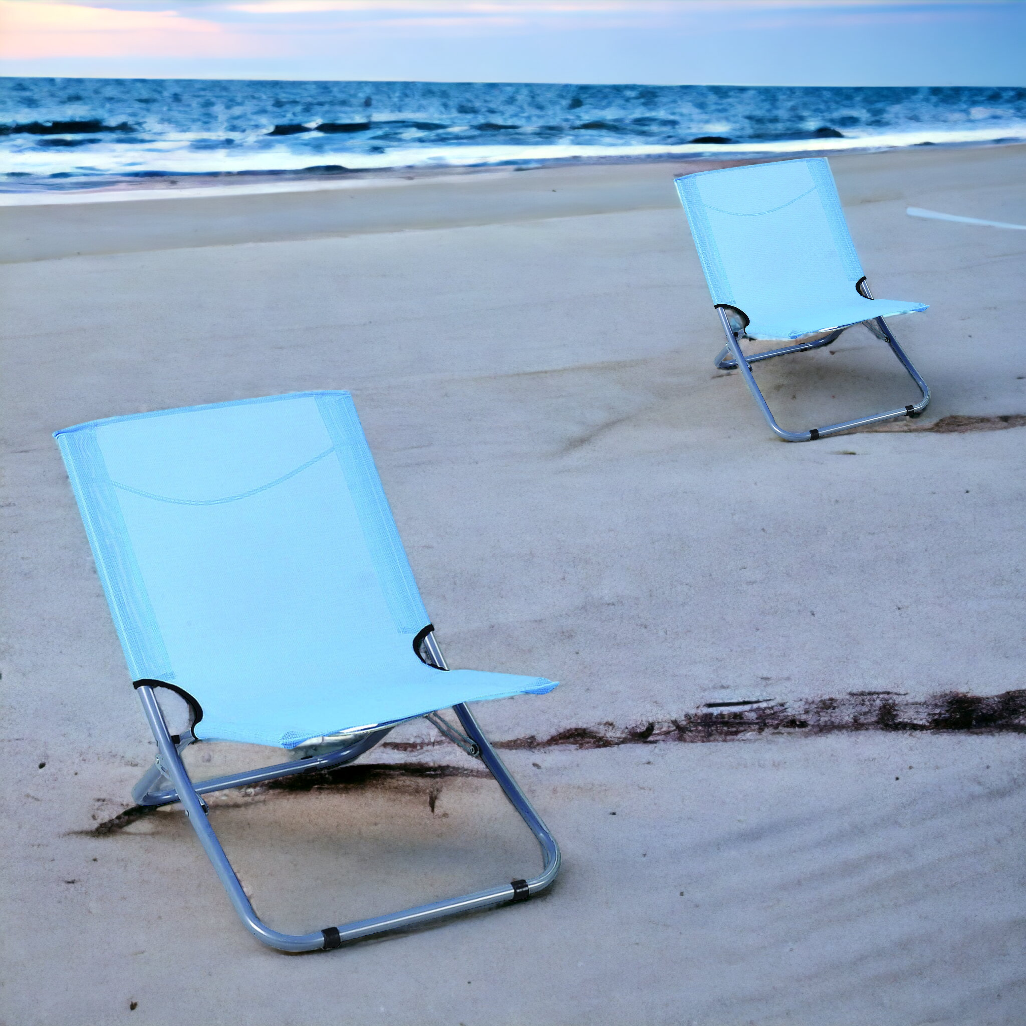 Sedia spiaggia pieghevole Celeste Spiaggina
