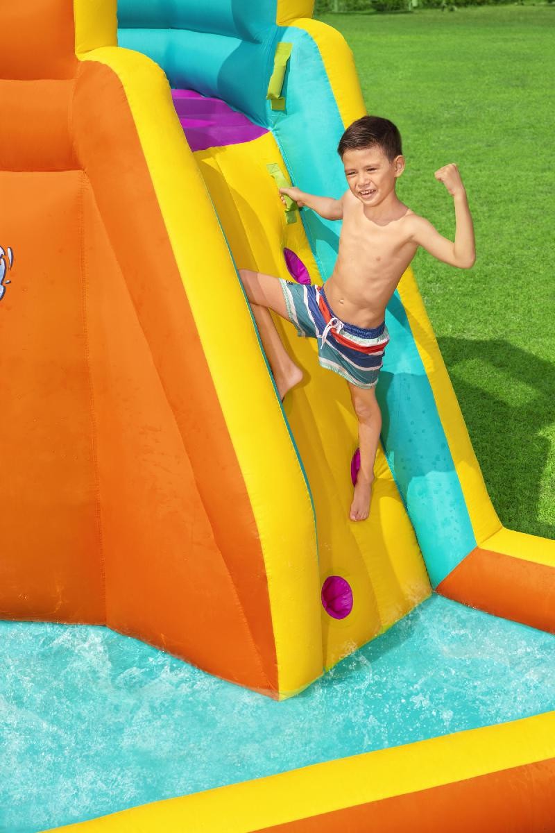 Mega Parco Acquatico Gonfiabile con scivolo Tidal Tower 565x373x265 cm BestWay 53385