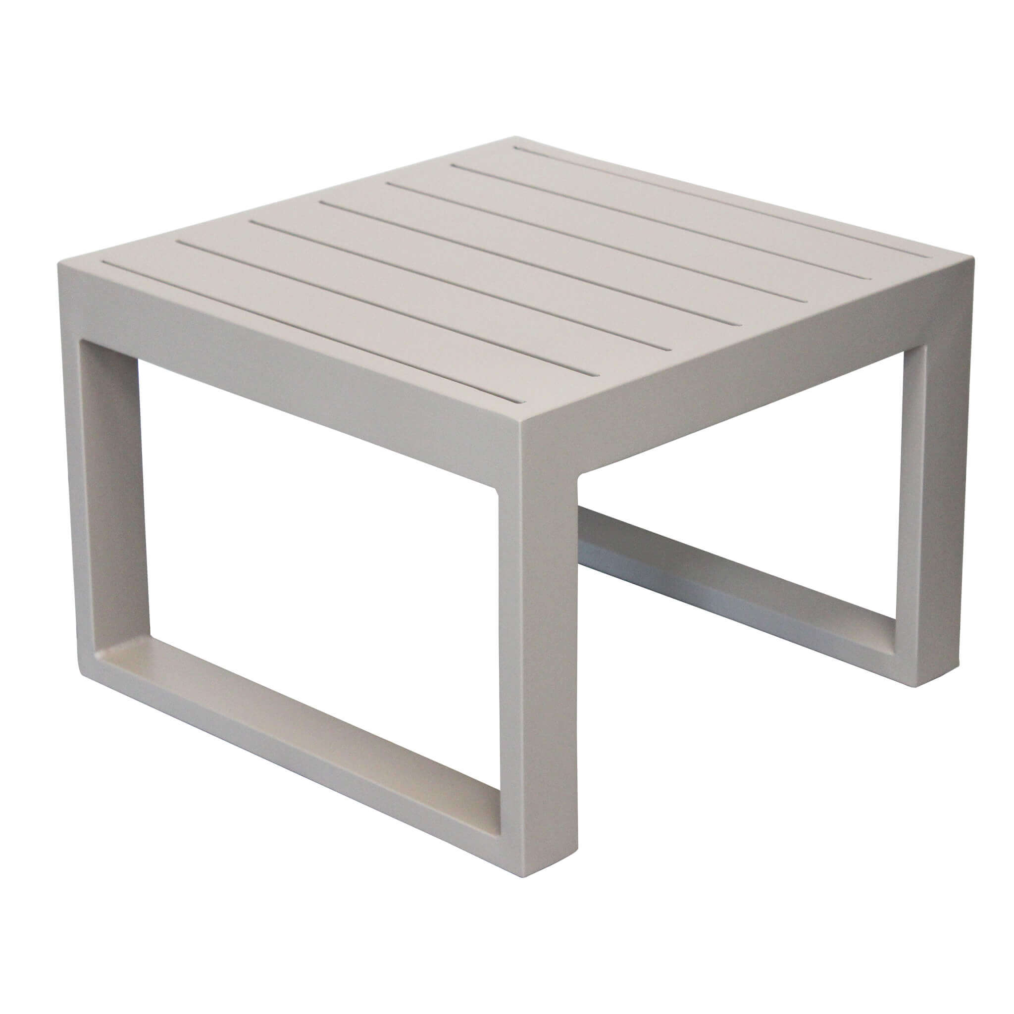 Tavolino in alluminio per esterno 45x45 MILOS