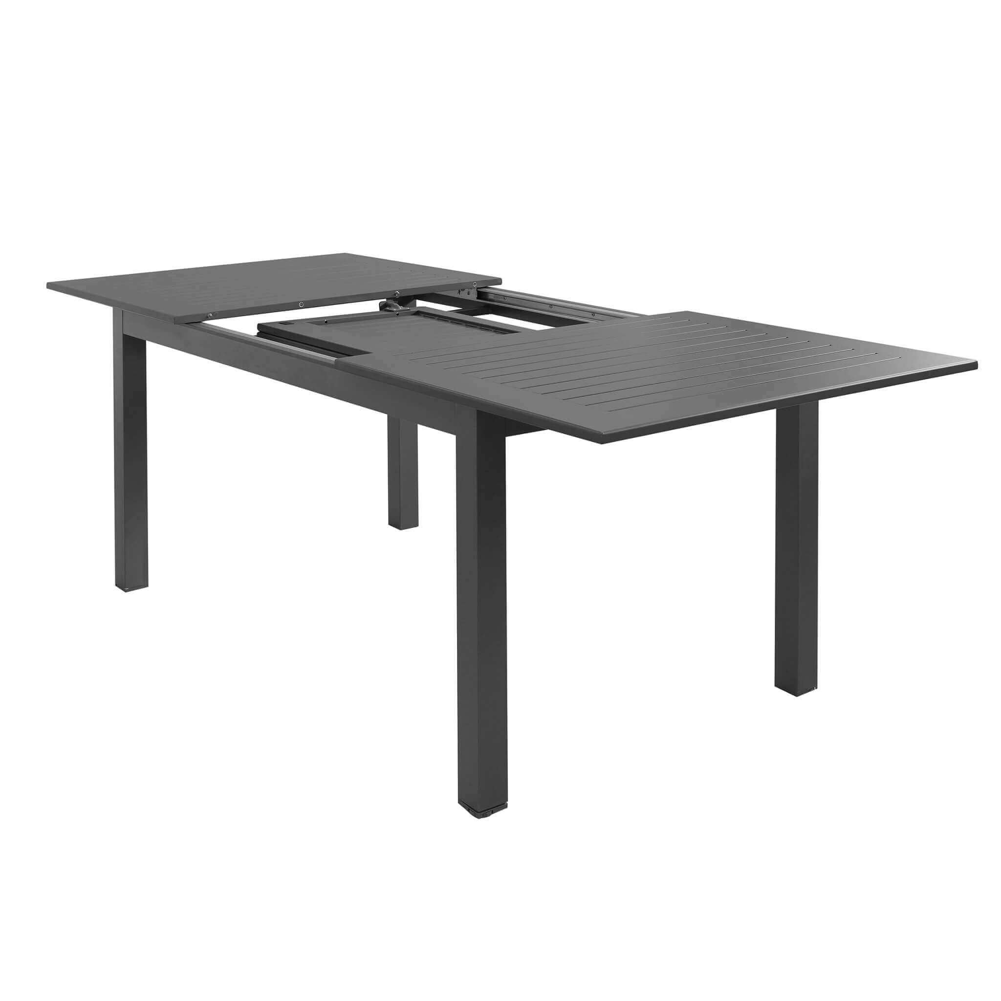 Tavolo in alluminio per esterno allungabile 130/180 cm ERACLE