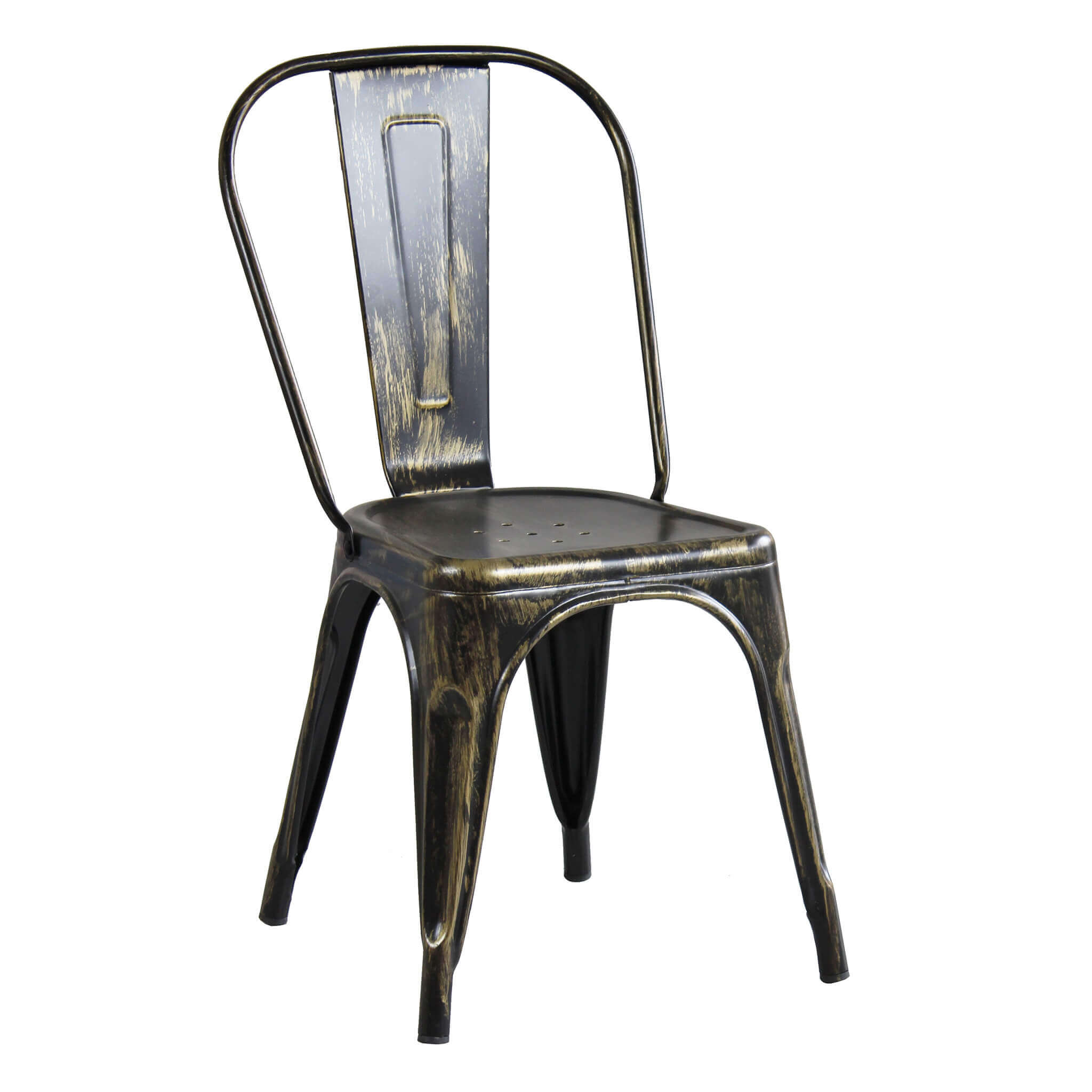 Sedia impilabile in acciaio stile industriale moderno Industrial Style R