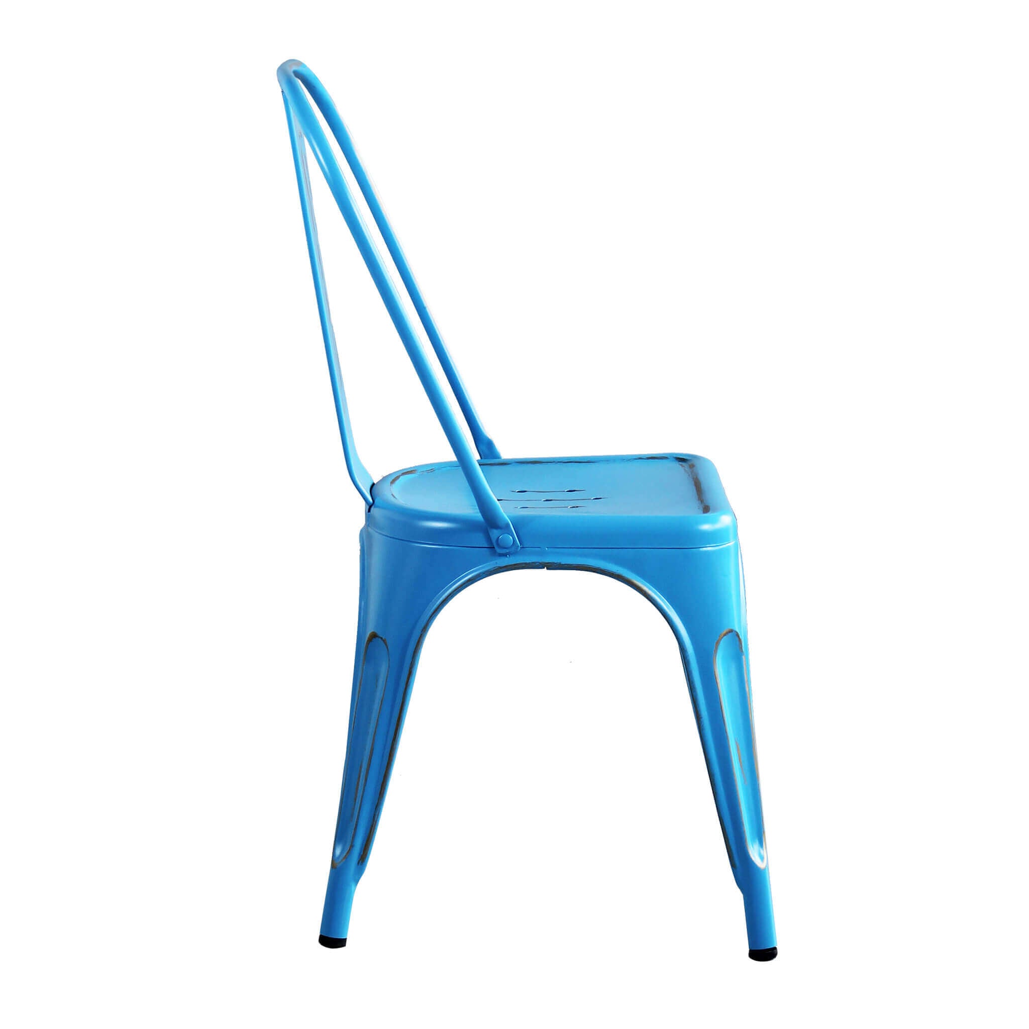 Sedia impilabile in acciaio stile industriale moderno Industrial Style R
