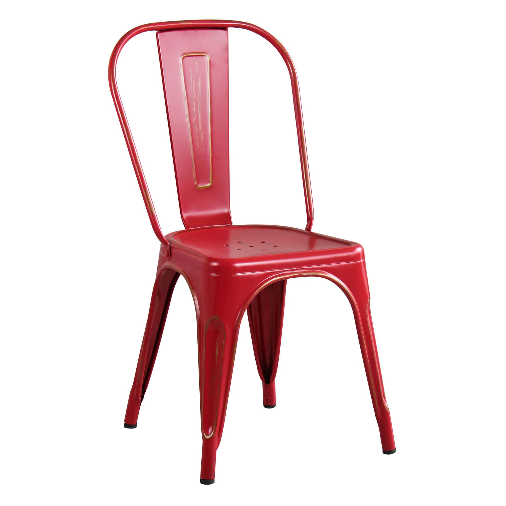 Sedia impilabile in acciaio stile industriale moderno Industrial Style R