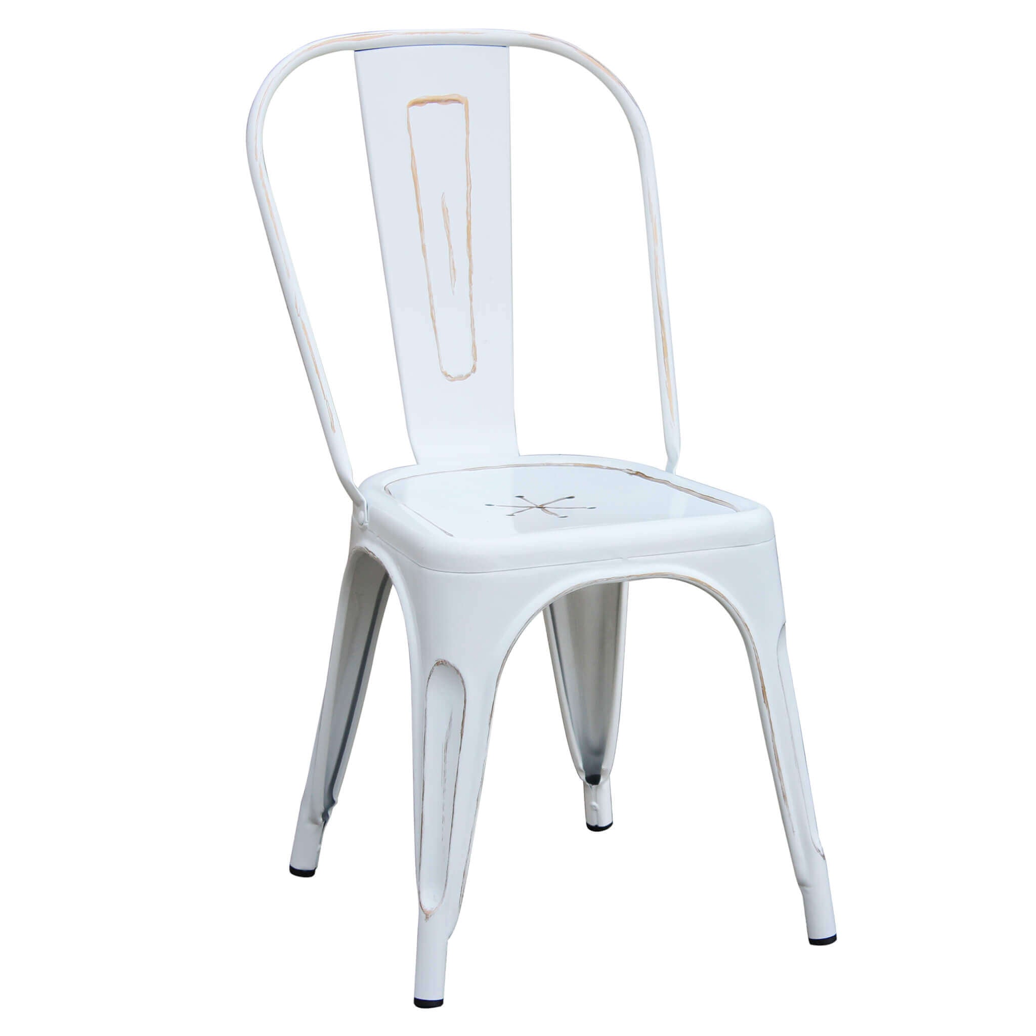 Sedia impilabile in acciaio stile industriale moderno Industrial Style R