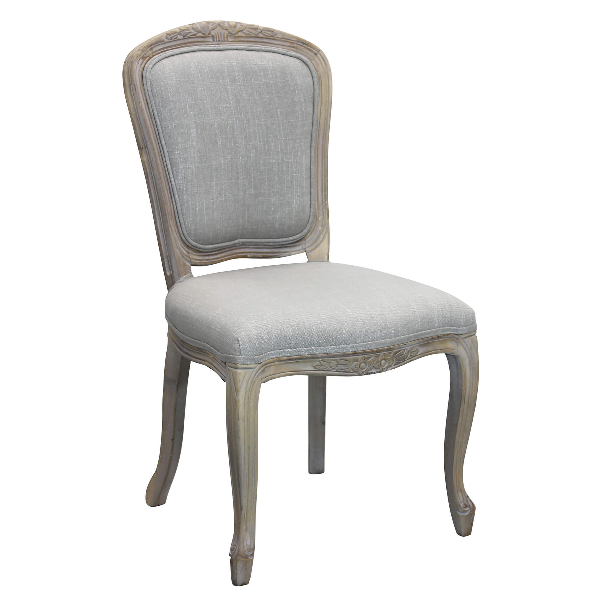 Sedia Romy In Tessuto Grigio