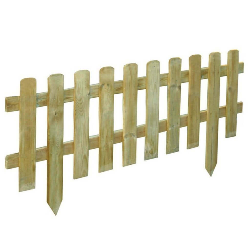 Bordura staccionata in legno per aiuole inglese 110 X 45 cm Forest