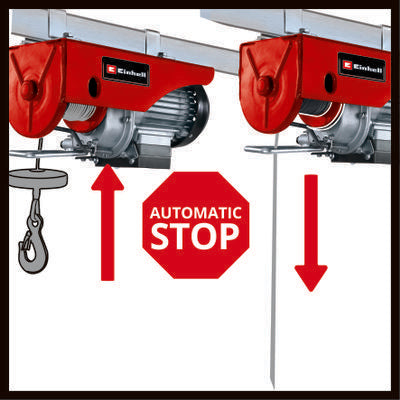 Paranco sollevatore elettrico 500W fino a 250Kg di portata 18 Mt di cavo TC-EH250-18 EINHELL