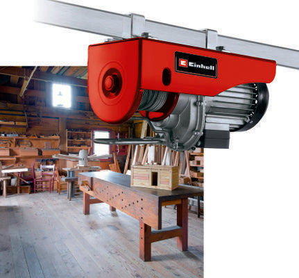 Paranco sollevatore 1000W fino a 500Kg di portata 18 Mt di cavo TC-EH500-18 EINHELL