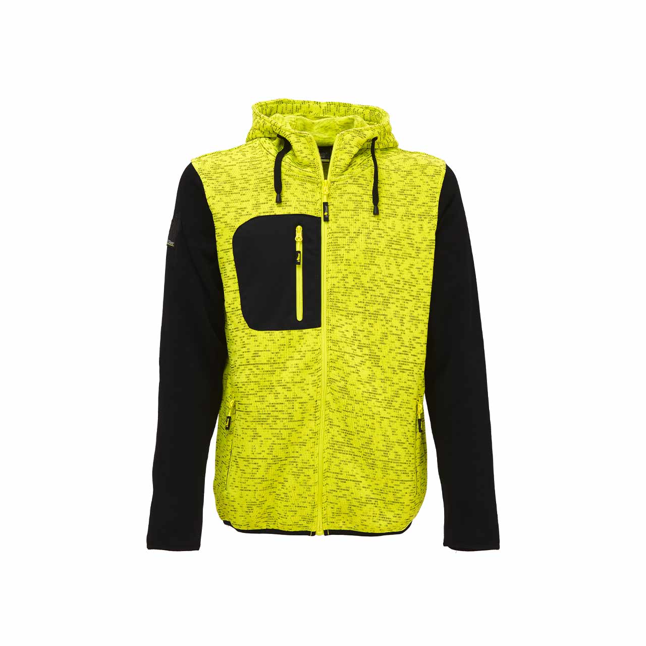 Felpa da lavoro full zip con cappuccio RAINBOW U-POWER