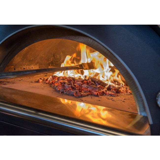 Forno a legna 2 pizze a cottura diretta su pietra Bella Napoli Pummarò