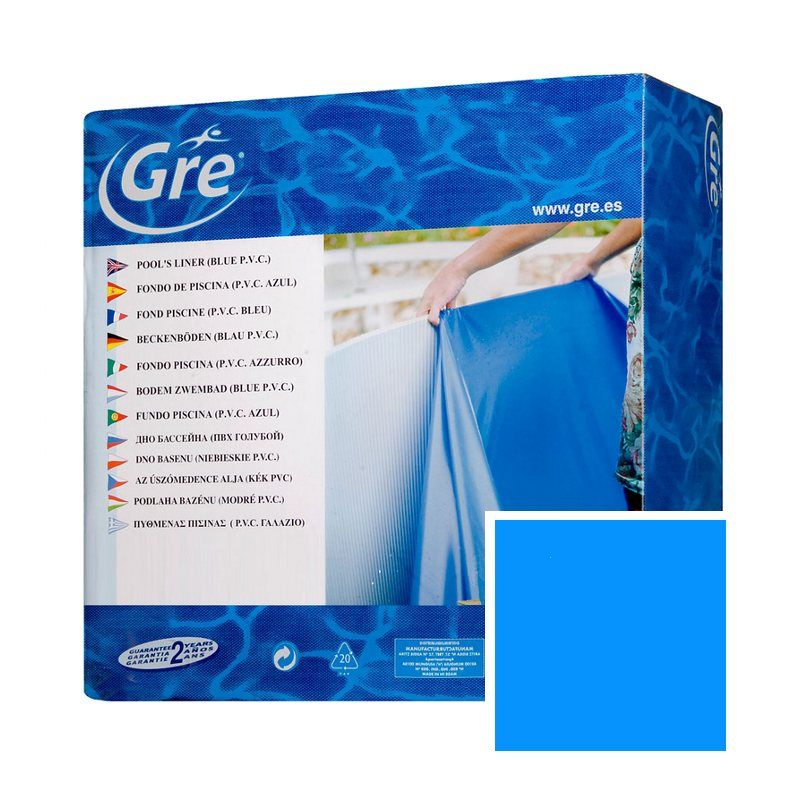 Telo di ricambio Liner BLU per piscine in acciaio ovali 500x300x120 GRE FS PROV 500
